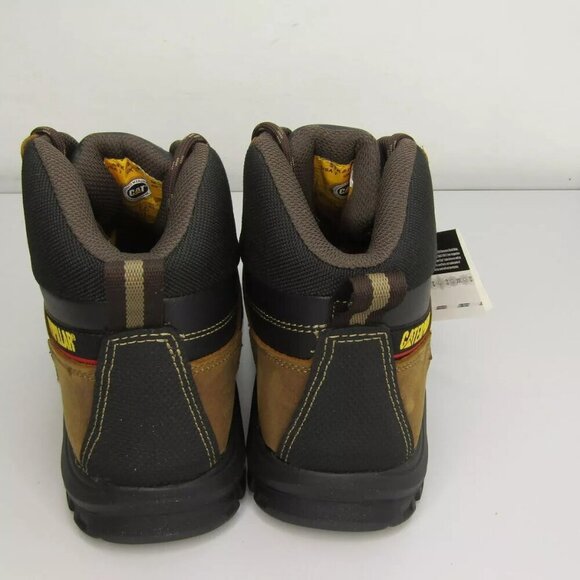NEW CATERPILLAR Threshold Work Boots Ankle Steel Toe Waterproof Safety Size 7 - Picture 4 of 8